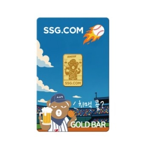 SSG x 국제금거래소 꽤곰 골드바 야구응원편 0.5g