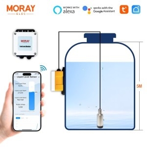 스마트  ME202W 5m 측정 범위 Life TUYA 앱 홈 실시간 알림 Wifi 모바일 액체 초음파 센서