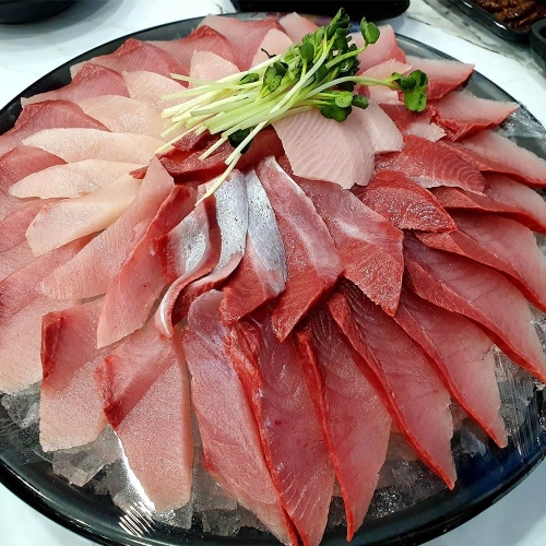 A테이블  국내산 중방어 횟감용 필렛 초장 500g