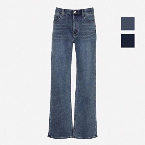 뱅뱅 남녀공용 인밴드 기모 루즈핏 스판 청바지 NQL882