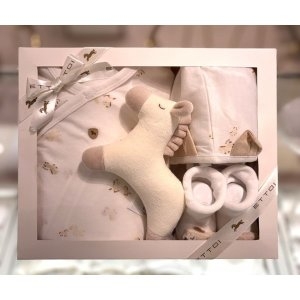 말띠임신출산선물 홀릭배내수트X모자X양말X딸랑이세트 07T117901S4