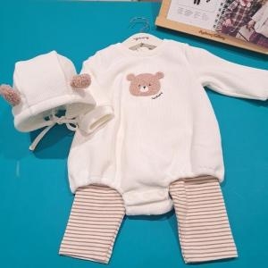 아가방 대백 01S727904_코타골벨로아바디수트세트모자