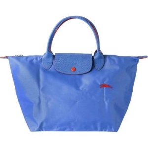 롱샴 르 플리아쥬 토트백 숄더백 1623 619 P23 톱 핸드백 M 사이즈 라이트 블루 MYOSOTIS 303695