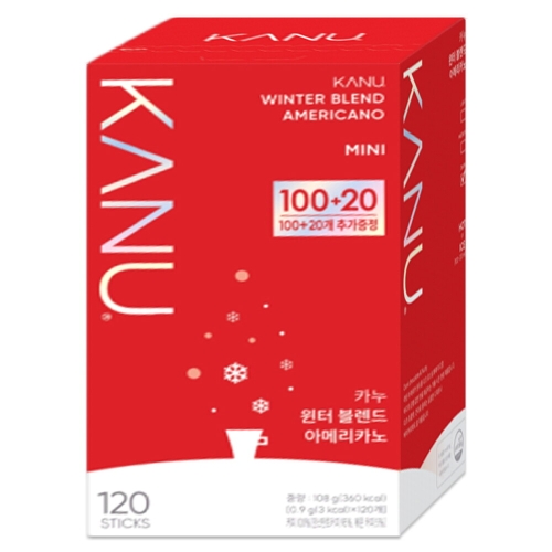 동서식품 카누 윈터 블렌드 미니 아메리카노 120개입