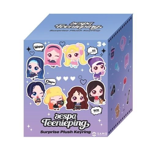 티니핑X에스파 서프라이즈 플러시 키링 (랜덤)