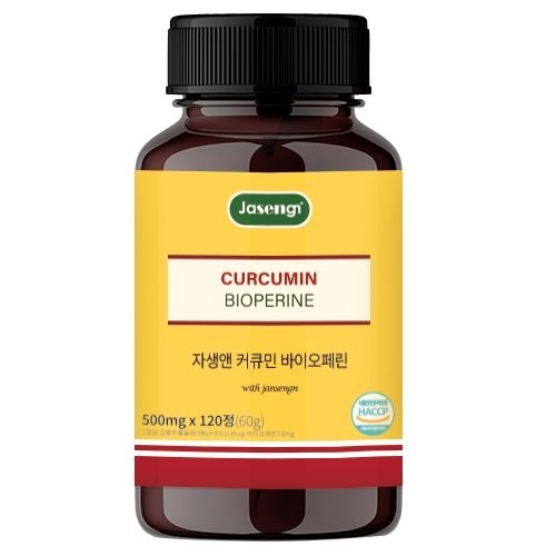 자생앤 커큐민 바이오페린 120정