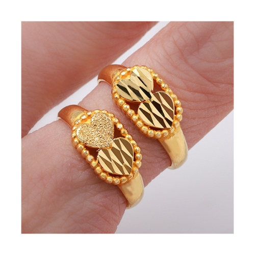 혼골드모아 골드모아 순금 더블 하트 프레임 반지 7.5g