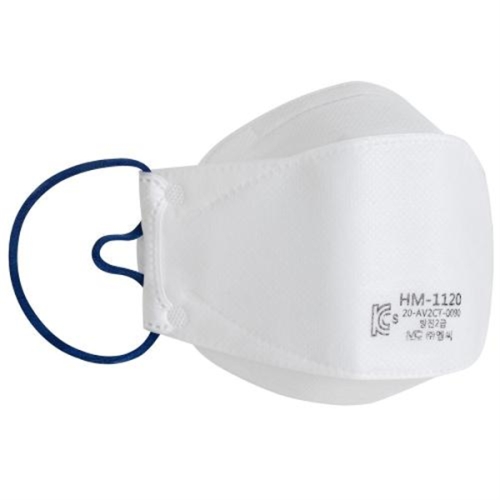 엠씨 안면부여과식 방진마스크 2급 3D-2스텝 HM-1120
