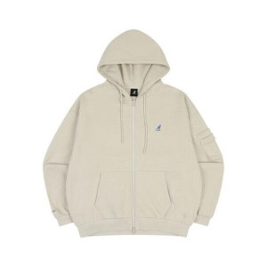 캉골  후드집업 CQK KQFC-ZU51310BE KNGL 포켓 집업 5131 베이지