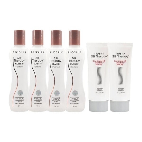 실크테라피 클래식 에센스130ml 4개+샤인 트리트먼트 100ml 2개