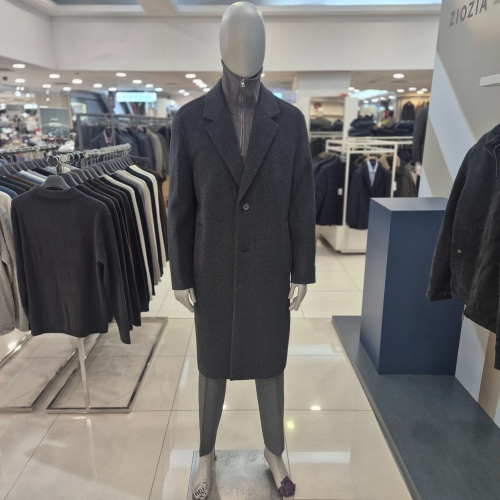 지오지아 캐시미어혼방 세미오버 싱글코트_AAF4CG1101