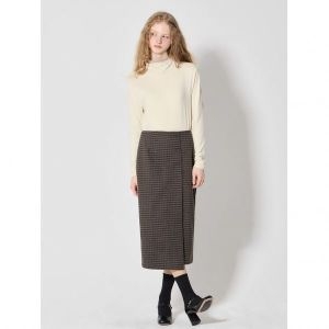 보니스팍스 오조크 OZOC 체크단추포인트H라인스커트 761875