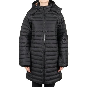 버버리 여성 베어 로고 후드 다운 패딩 블랙 성인사이즈 8109351 A1189 12-14Y