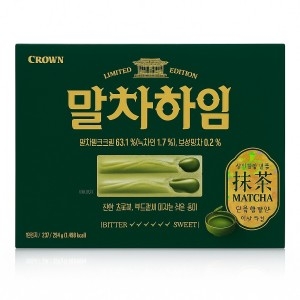 크라운제과  말차하임 284g