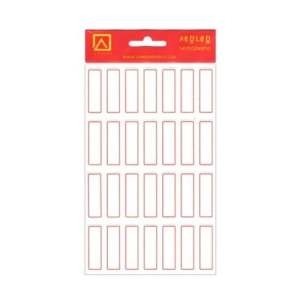 세모네모 1000 일반견출지 10-112R 적색 10매 11x32 1개