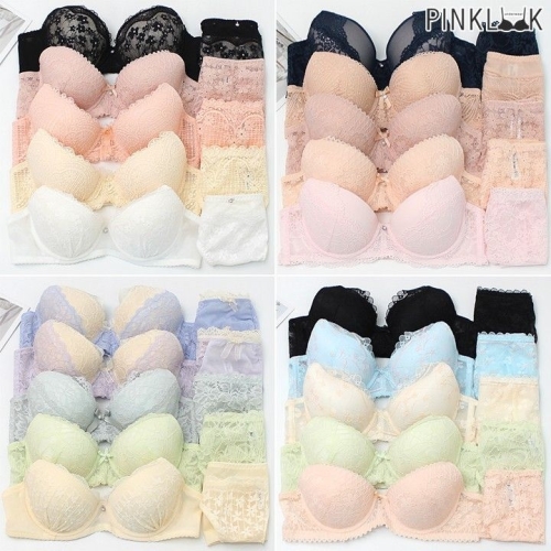 핑크룩 예쁨 ABC컵 볼륨업 브라팬티10종set+한셋만사도선물972392