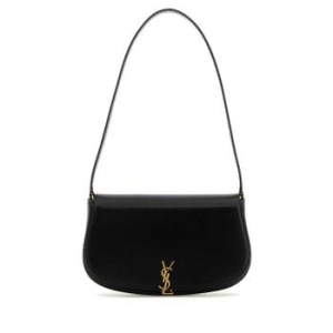 생로랑 X45 844302AAF9 1000 Black leather Demi Lune shoulder bag