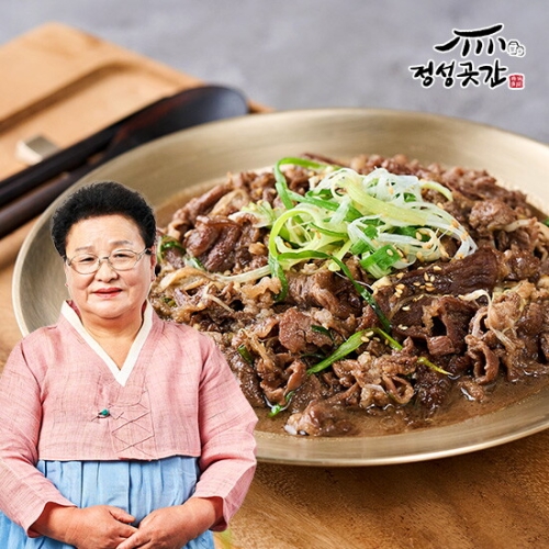 정성곳간  강순의 명인의 국내산 버섯 파불고기 300g