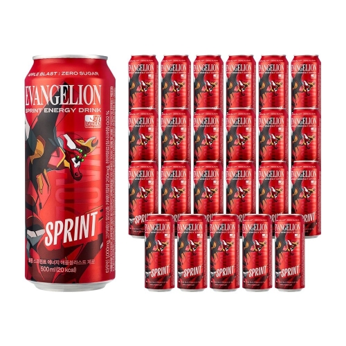 클룹 에반게리온 스프린트 에너지 애플블라스트 제로 500ml