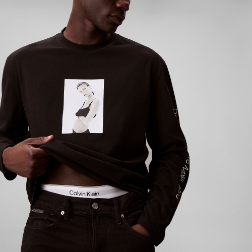 캘빈클라인진 남성 케이트 캡슐 클래식 긴팔 티셔츠 40408MF UB1 40408MFUB1