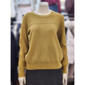 스위트숲 세이브존07 프릴넥 펄 포인트 니트 OBALKT31 S42322876