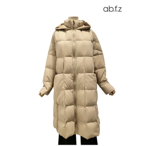 Ab.f.z 후드 롱 구스 패딩 점퍼 APZ4FFD2L