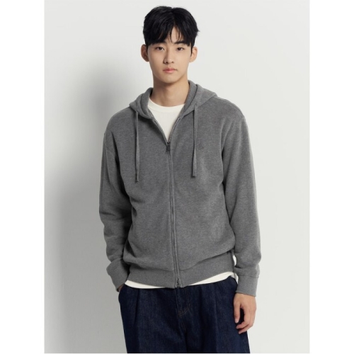 빈폴 멘 캐주얼 소프트 코튼 집업 후디 그레이 BC5X41C033