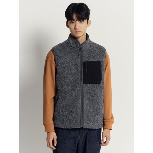 빈폴 남성 플리스 베스트 애쉬_BC5X41N134