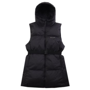 스노우피크 여성 티피코 후드 벨티드 다운 베스트 S24WWTDV BK