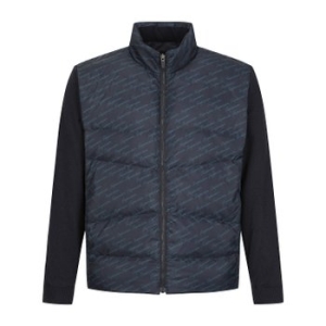 Superior 남성 니트 하이브리드 다운점퍼 네이비 IM0FOJO40249