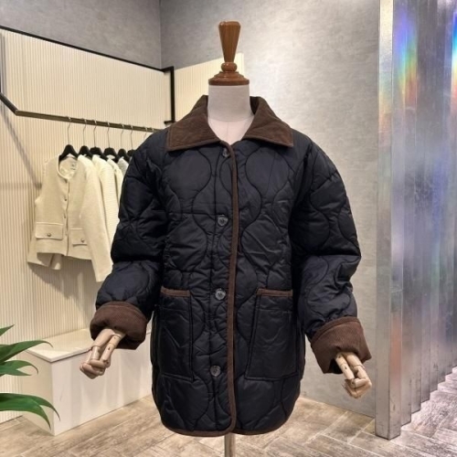 Ab.f.z 여성 단추 골덴 배색 패딩 점퍼 AOA1ZU011