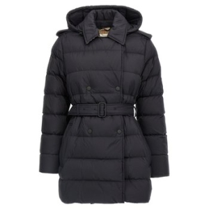버버리 여성 KENT 벨티드 후드 더블브레스트 퀼티드 패딩 8110310