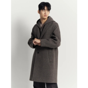 빈폴 남성 울 후드 코트 브라운_BC5Y30C24D