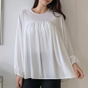 아이우먼 아방볼륨소매블라우스 YYV532M510 빅사이즈 42343979