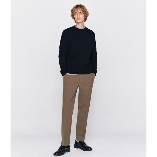 지오다노 남자 기모 테이퍼드 히든밴딩 슬랙스 01115915