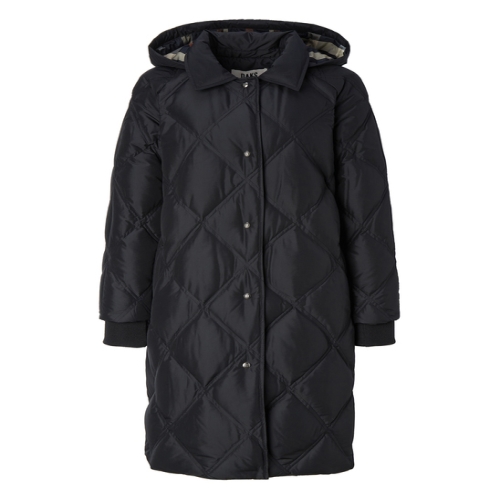 닥스레이디스 여성 탈착 후드 다이아 퀼팅 롱 중량다운 점퍼 WKJU4D991