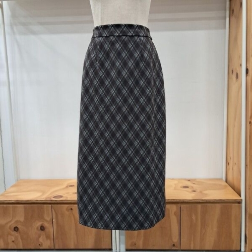 레코브 H라인체크스커트LG41EZSK026XBR