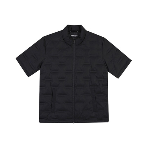 잠뱅이  패플 유니 반팔 핫멜트 경량 다운점퍼 AO4WWW842-BK