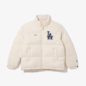 MLB LA 다저스 푸퍼 다운 재킷 아이보리 14742025 _E