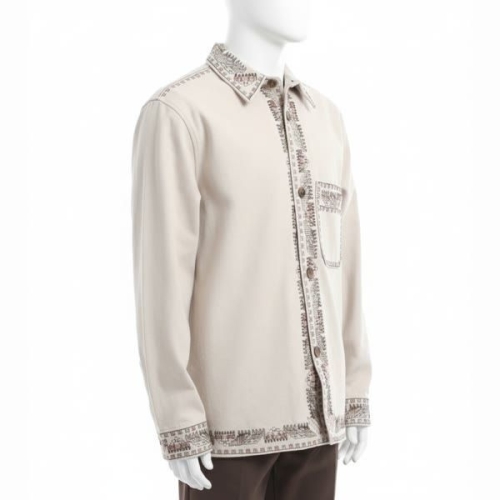 이자벨마랑 RUDY 자수 코튼 오버셔츠 자켓 VE0588HA C3I03H 23EC