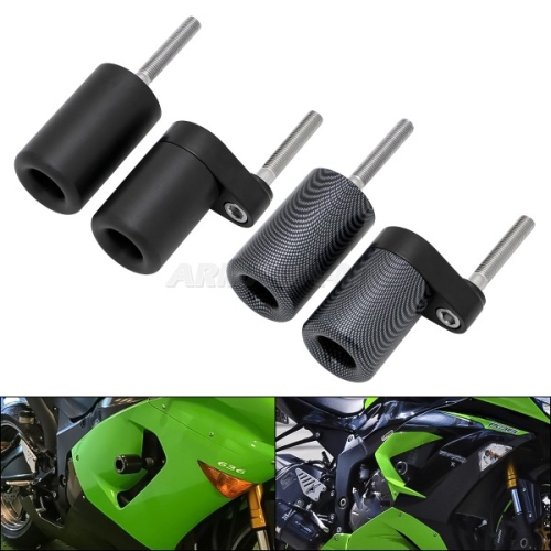 가와사키  호환 오토바이 액세서리 노 컷 프레임 슬라이더 크래시 엔진 패드 낙하 방지 닌자 ZX-6R 636 2007-2008