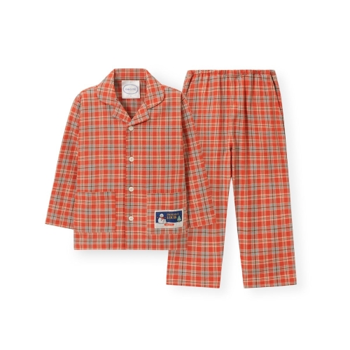 오르시떼 아동 G128 윈터레드 긴소매 파자마 세트 OR25WKGEG128
