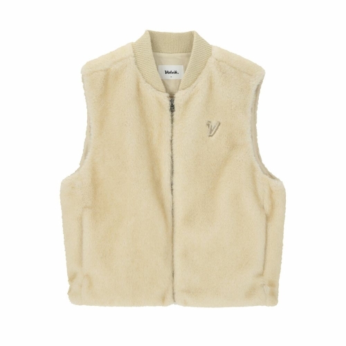 볼빅 여성 니트카라 퍼 베스트 VLVTPA01-BE