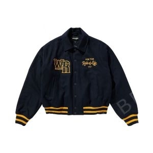 랭글러 Embroidered Quilted 바시티 자켓 Navy WR2404JK02NA