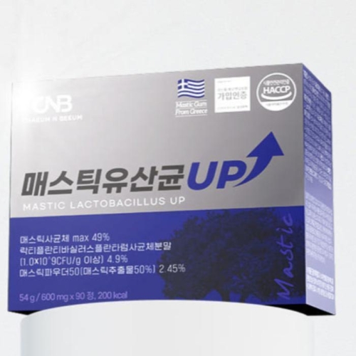 뉴트리션바이오 채움앤비움 매스틱 유산균 UP 90정