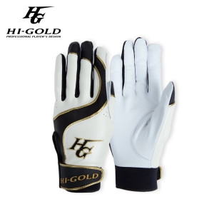 하이골드  HL253MBJBG006 웨이브 양피 배팅장갑 화이트블랙