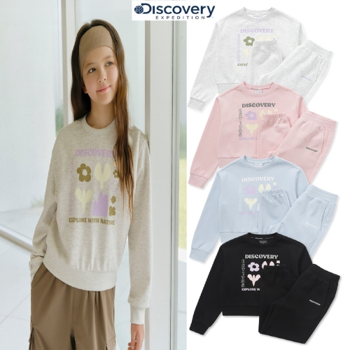 디스커버리 키즈 그래픽 맨투맨 세트 (DKAZ12054)