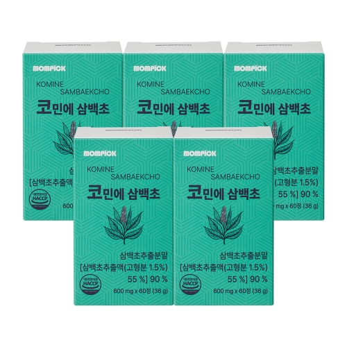 맘픽 코민에 삼백초 60정