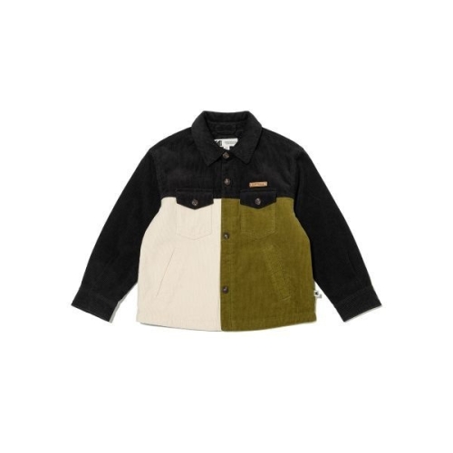 코닥 KIDS 브라우니 컬러블럭 패딩 셔켓 키즈 CHARCOAL K5426LPJ92CHC 517173