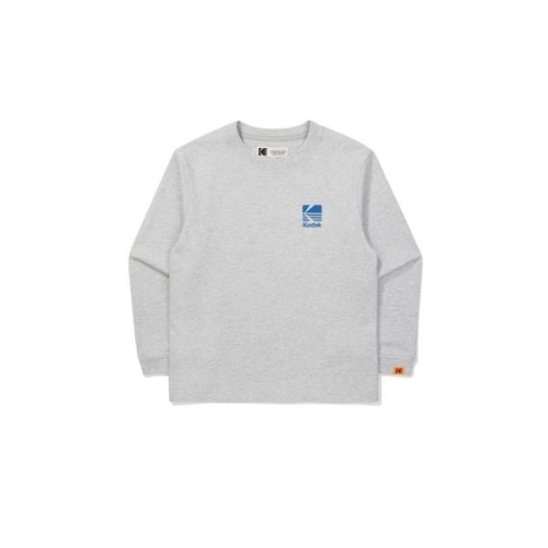 코닥 KIDS 빅로고 롱 슬리브 티셔츠 키즈 MELANGE GREY K5326LRL11MGR 517244